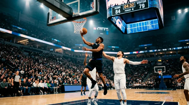 Live basketball game with real-time odds display and in-play betting interface